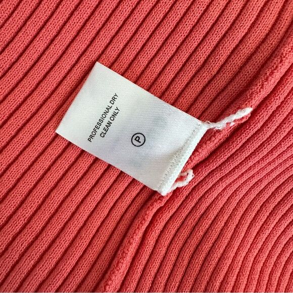 Staud Shoko Colorblock Sweater Dress in Peach Size XS - Picture 11 of 11